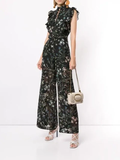 Shop We Are Kindred Ambrosia Frill Jumpsuit In Black