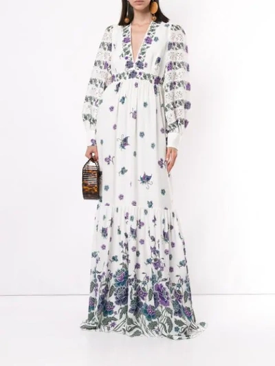 ANDREW GN WOVEN MAXI DRESS - 白色