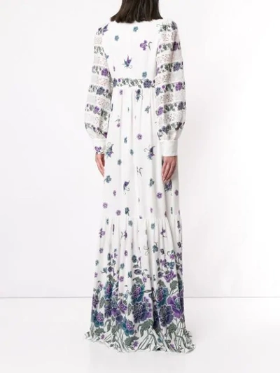 ANDREW GN WOVEN MAXI DRESS - 白色