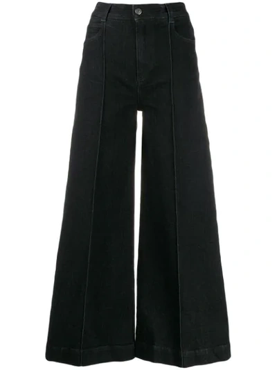 Shop Stella Mccartney All Is Love Wide-leg Jeans In Black