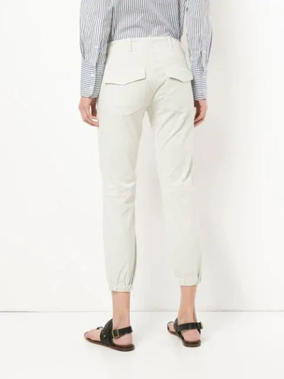 cropped French Military trousers