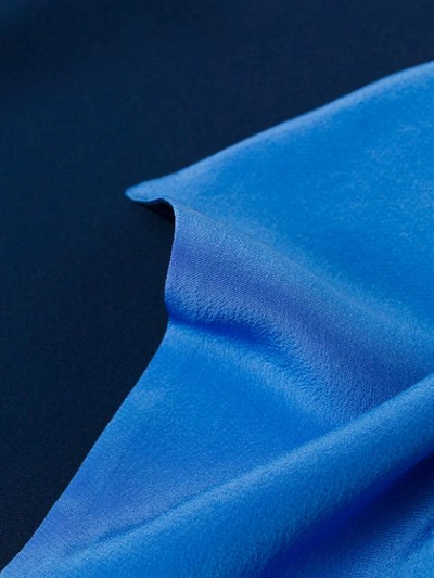 Shop Diane Von Furstenberg Isabel Ruffled Blouse In Blue