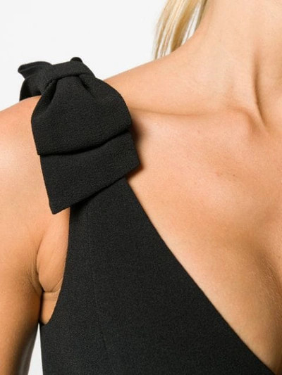 Shop Zimmermann Bow Detail Jumpsuit In Black