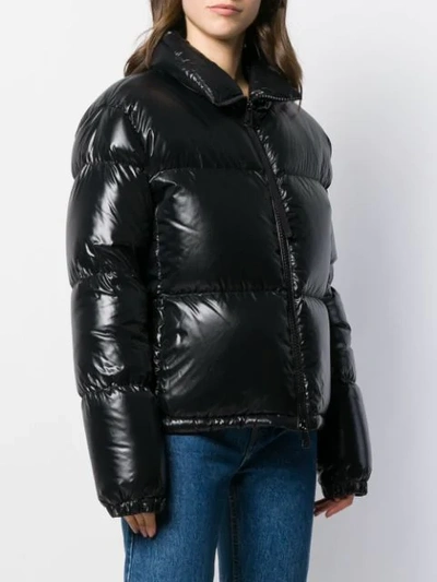 Moncler Rimac Nylon Laqué Down Jacket In 998 Charcoa | ModeSens