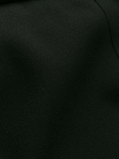 Shop Saint Laurent Off-the-shoulder Mini Dress In Black