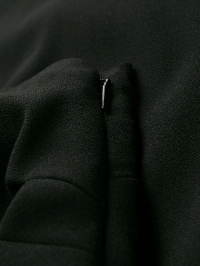 Shop Saint Laurent Off-the-shoulder Mini Dress In Black