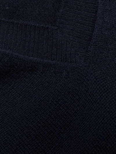 Shop Aragona V-neck Sweater In Blue