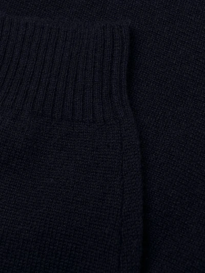 Shop Aragona V-neck Sweater In Blue