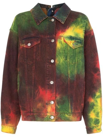 MSGM Tie Dye Denim Jacket