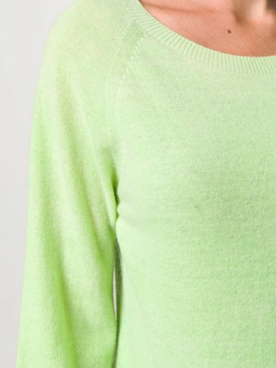 Société Anonyme Fine Knit Sweatshirt In Green