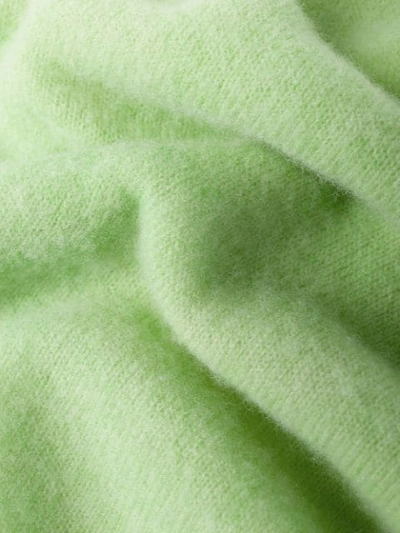 Société Anonyme Fine Knit Sweatshirt In Green