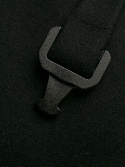 Shop Alyx Buckle-detail Coat In Black