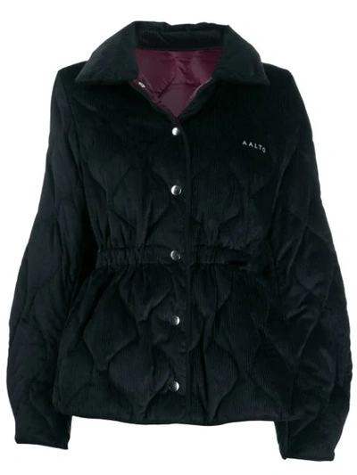 Shop Aalto Padded Corduroy Jacket In Black