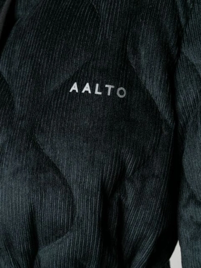 Shop Aalto Padded Corduroy Jacket In Black