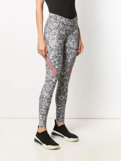 Shop Adidas By Stella Mccartney Alphaskin 360 Tights In Grey