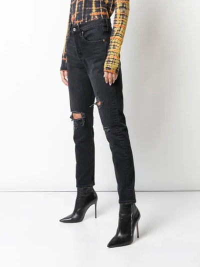 Shop Levi's 501 Skinny Jeans In Black