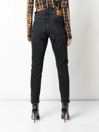 Shop Levi's 501 Skinny Jeans In Black