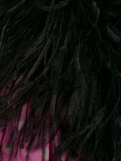 Shop Alessandra Rich Gepunktetes Midikleid In Pink