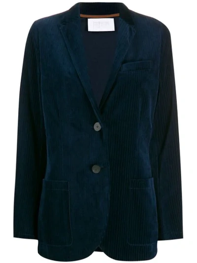 Shop Harrys Of London Corduroy Blazer In Blue