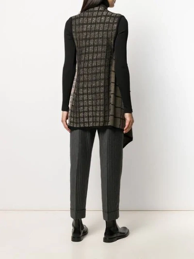 Shop Antonio Marras Wrap Across Cardi-coat In Black