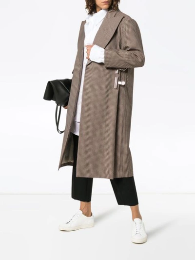 Shop Shushu-tong Clip Long Sleeve Coat In Green