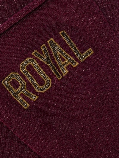 Shop Dolce & Gabbana 'royal' Socks In Red