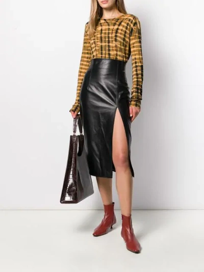 Shop 16arlington Pencil Skirt In Black