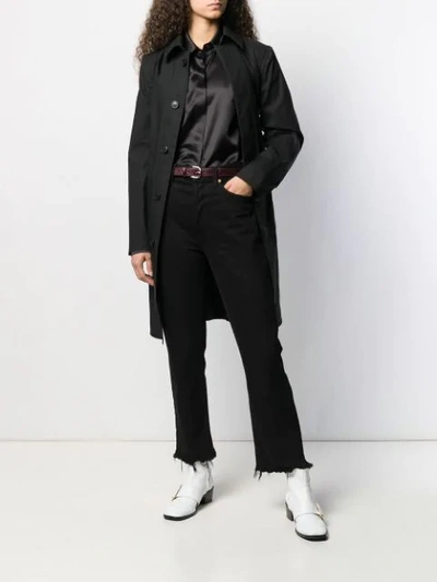 Shop Saint Laurent Classic Loose-fit Shirt In Black