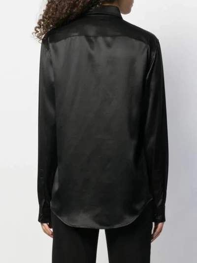 Shop Saint Laurent Classic Loose-fit Shirt In Black