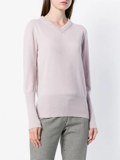 Shop Agnona Loose Fitted Sweater In Pink