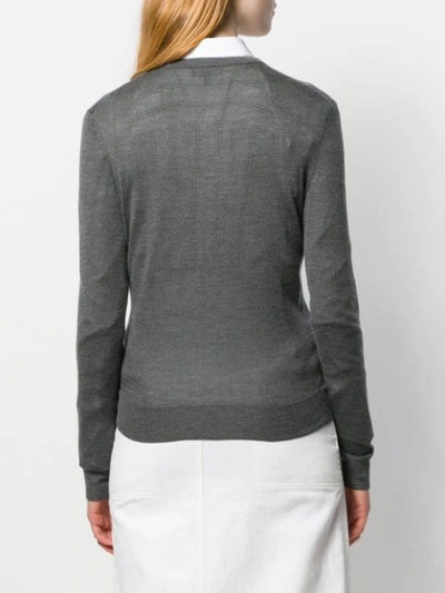 Shop Theory Crew Neck Sweatshirt In Grey
