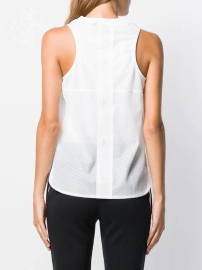 Shop Adidas By Stella Mccartney Ruffled Performance Top In White