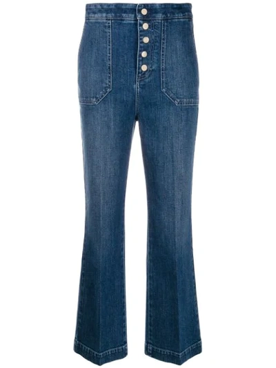 Shop Stella Mccartney Button-front Jeans In 4401 Blue