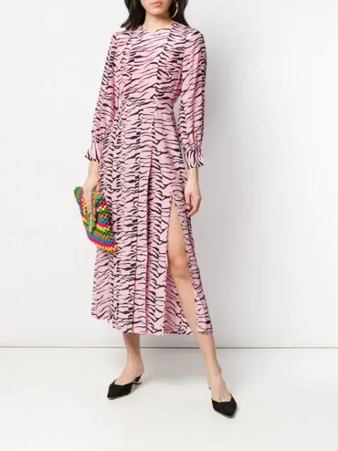 rixo pink tiger dress
