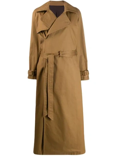 Shop A.f.vandevorst Matrix Oversized Trench Coat In 19203 Camel