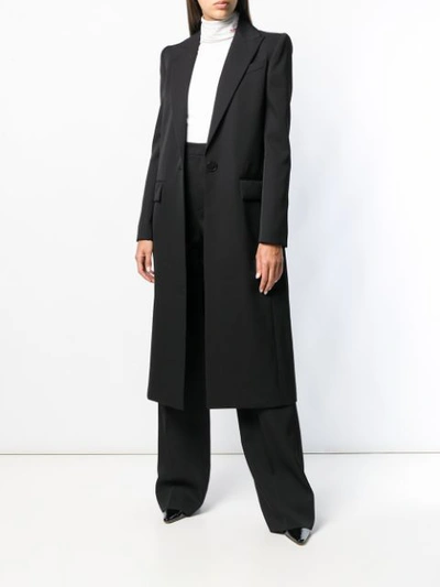 Shop Givenchy Long Suit Coat In Black