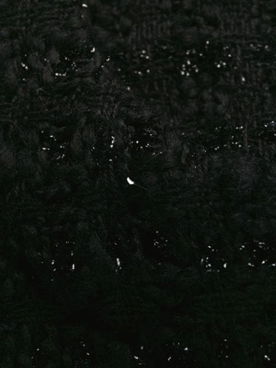 Shop Iro Tetys Tweed-effect Jacket In Black