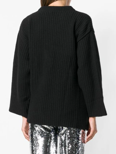 Shop Act N°1 Asymmetric Sweater - Black