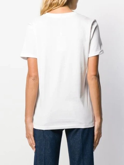 Shop Tommy Hilfiger Regular Fit Print T-shirt In White