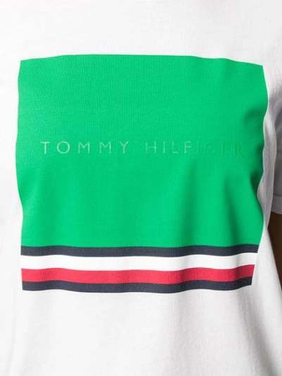 Shop Tommy Hilfiger Regular Fit Print T-shirt In White