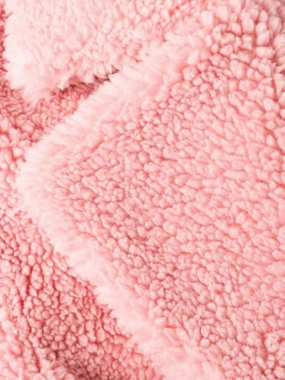 Shop Stand Studio Camille Faux-shearling Coat In Pink