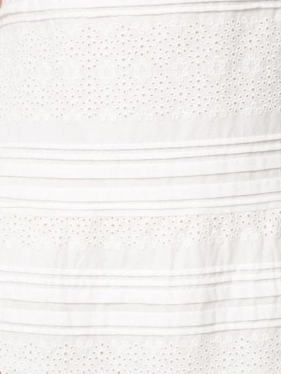 Shop Sir. Dilone Embroidered Mini Dress In White