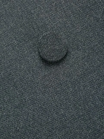 Shop Ssheena Long Buttoned Coat In Grey