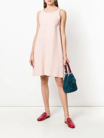 Shop Antonelli Deep V Back Relaxed Fit Day Dress - Pink