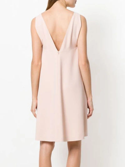 Shop Antonelli Deep V Back Relaxed Fit Day Dress - Pink