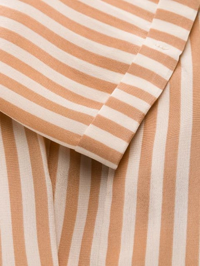 Shop Alysi Striped Shirt In Neutrals