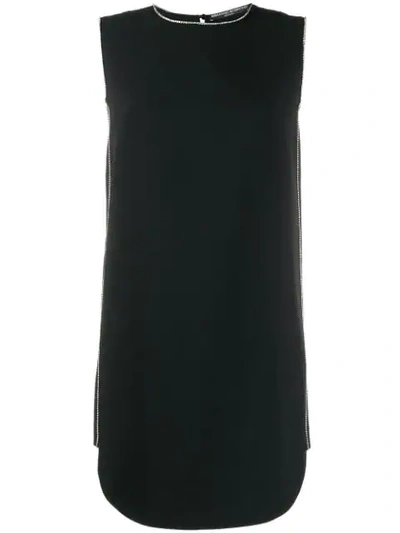 Shop Ermanno Scervino Straight-fit Dress In Black