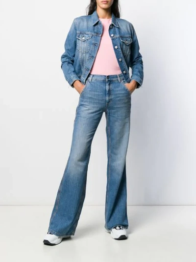 ACNE STUDIOS FADED FLARED JEANS - 蓝色