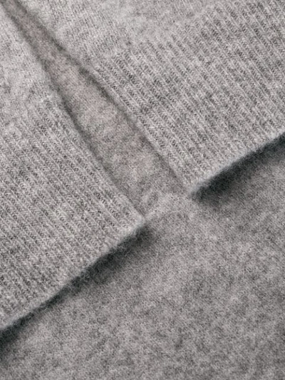 Shop Roberto Collina Long Sleeve Knit Jumper In Grey