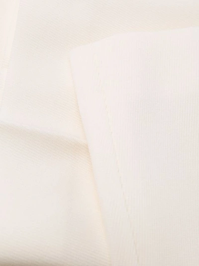 Shop Jil Sander High-rise Cigarette Trousers In White